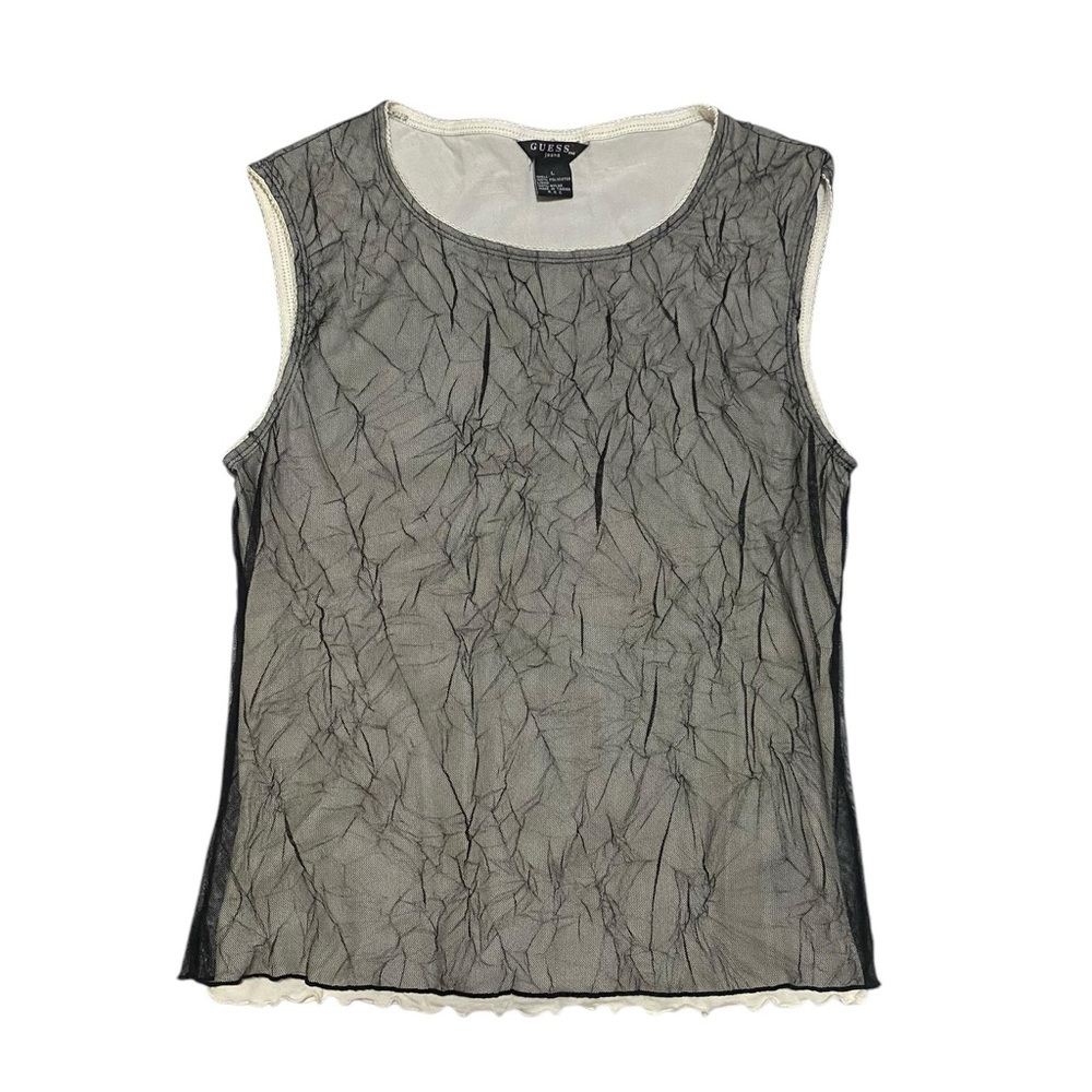 Guess Black and White Women's Top